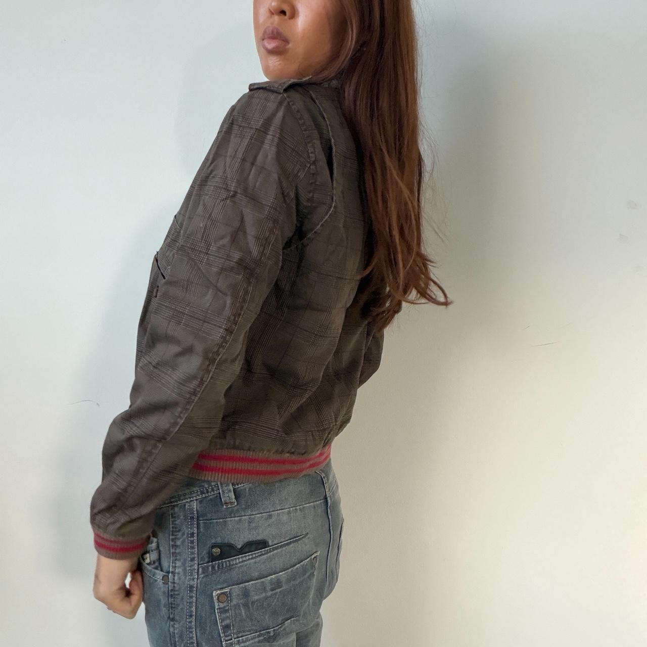 Vintage Brown Checkered Jacket