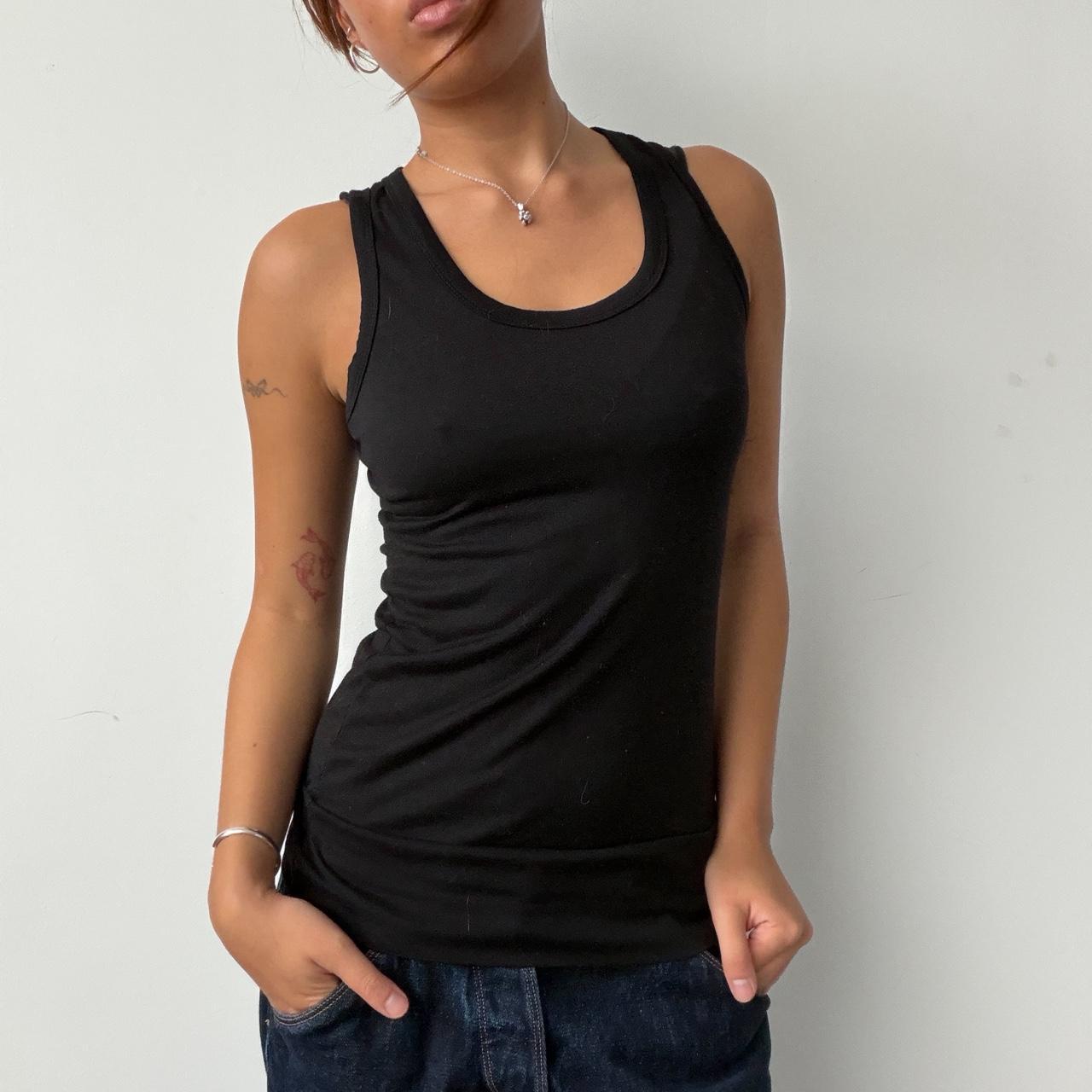 Vintage Black Tank Top