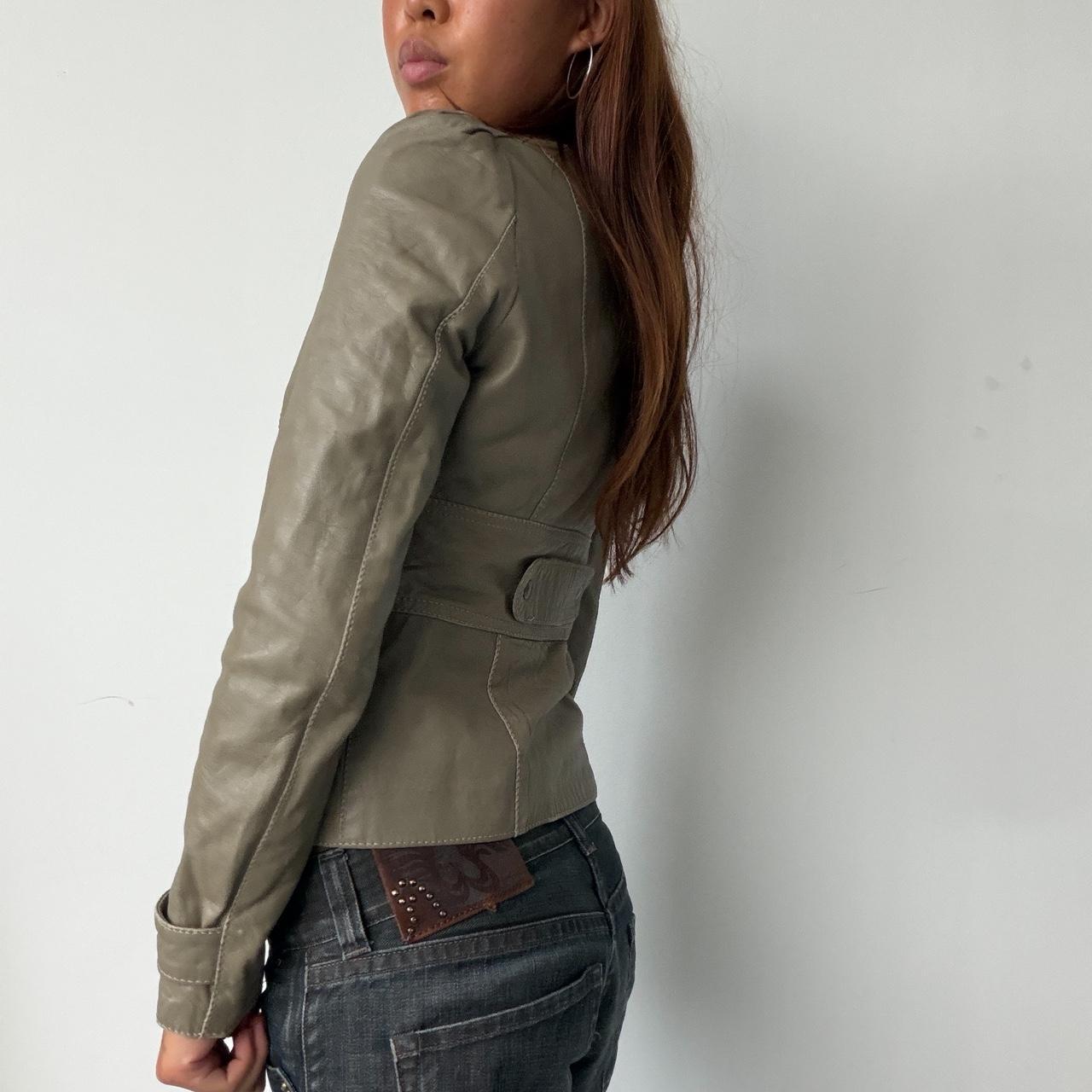 Vintage Beige Grey Jacket