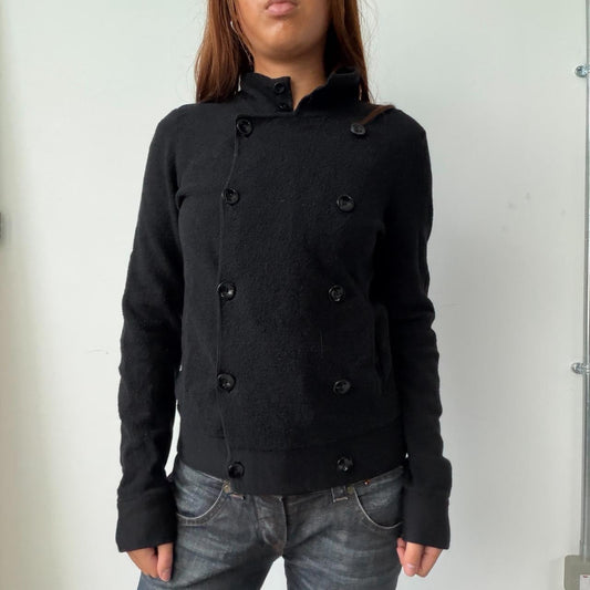 Vintage Black Wool Jacket
