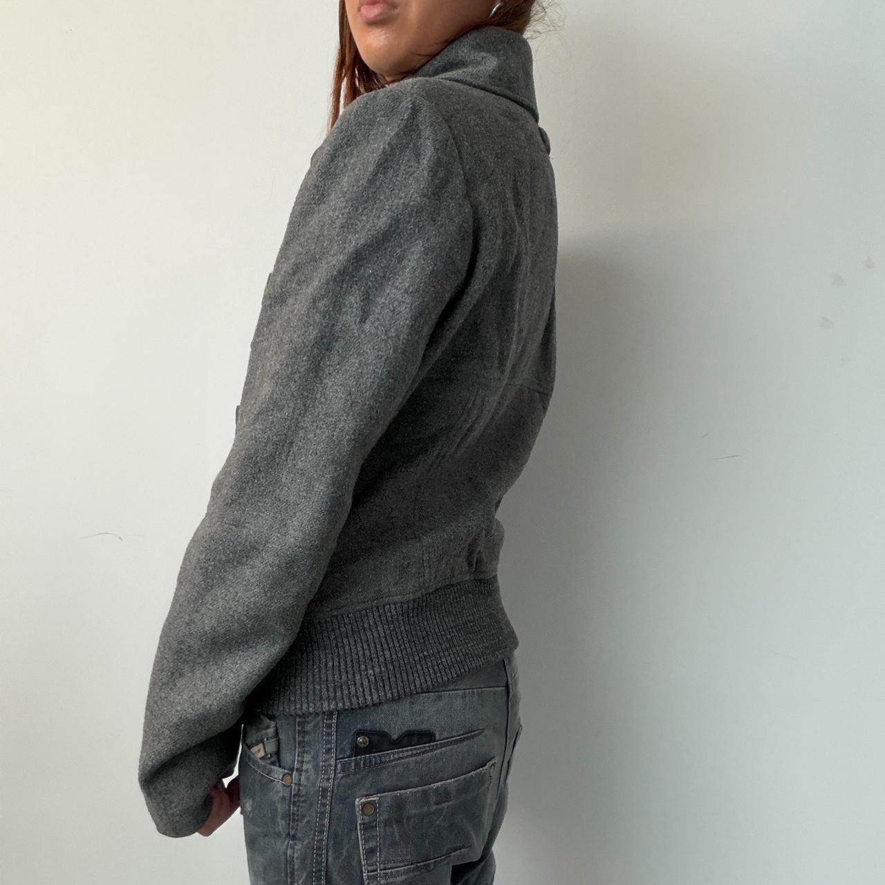Vintage Grey Double Breasted Jacket