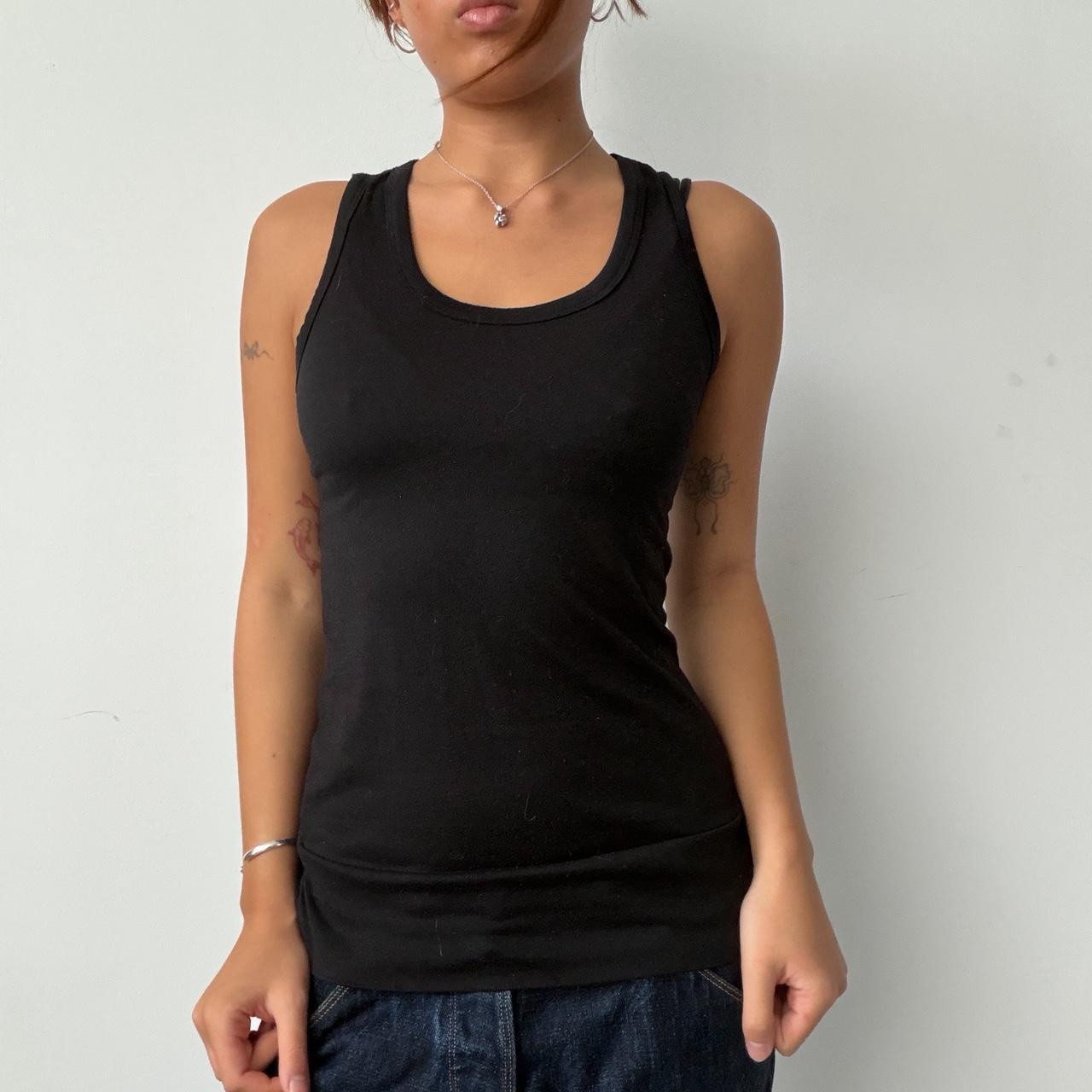Vintage Black Tank Top