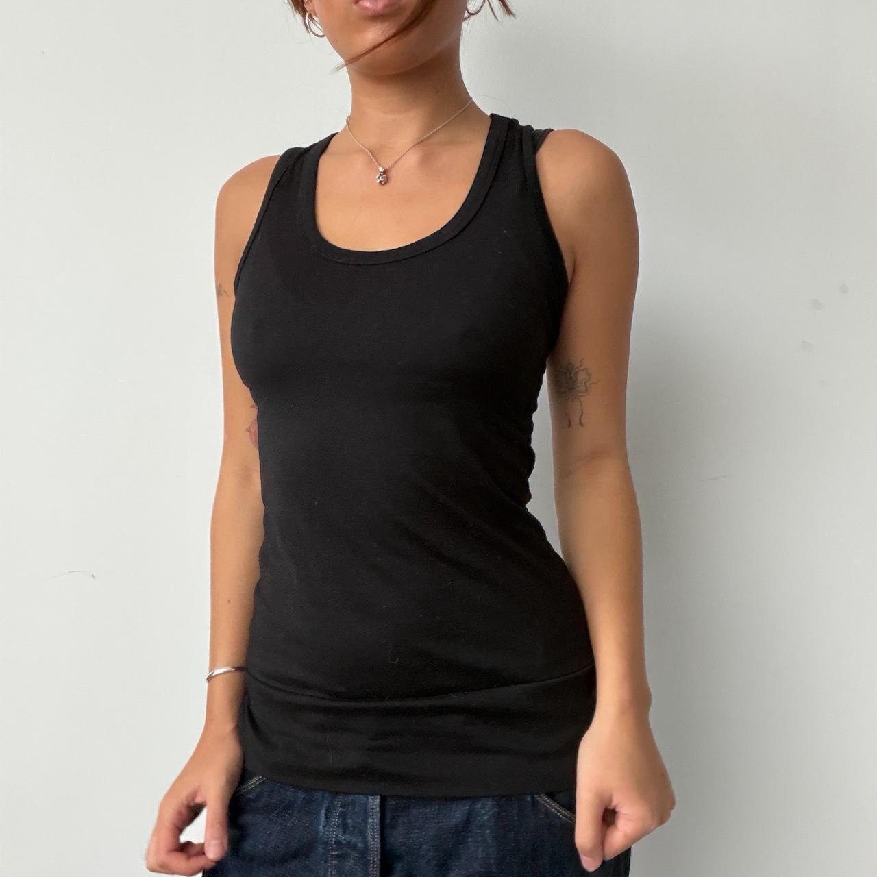 Vintage Black Tank Top