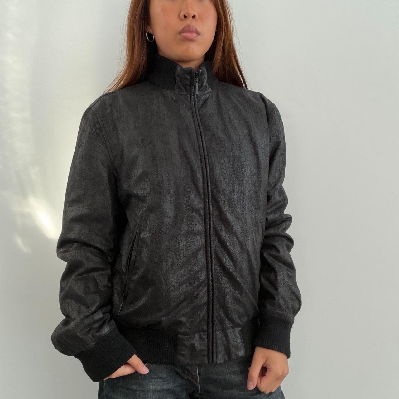 Vintage Black Zip Up Jacket