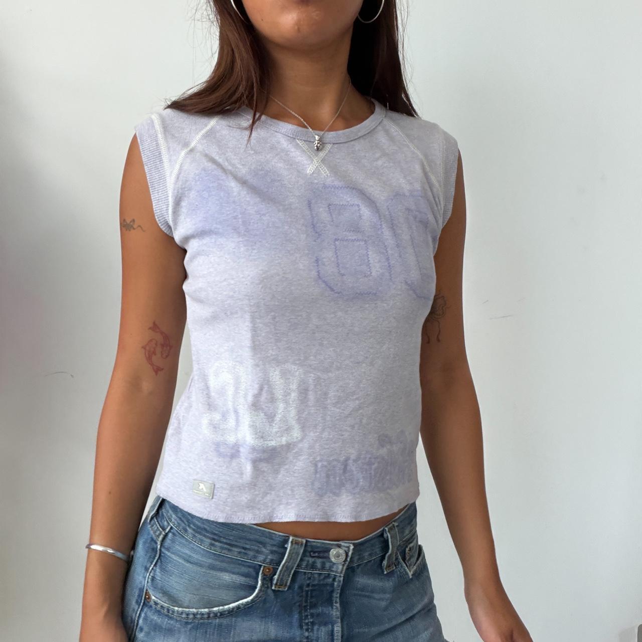 Vintage Lilac Graphic Top