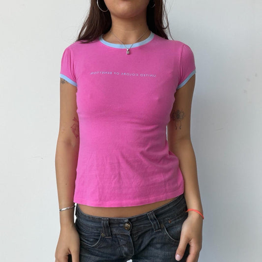 Vintage Pink United Colours of Benetton Top