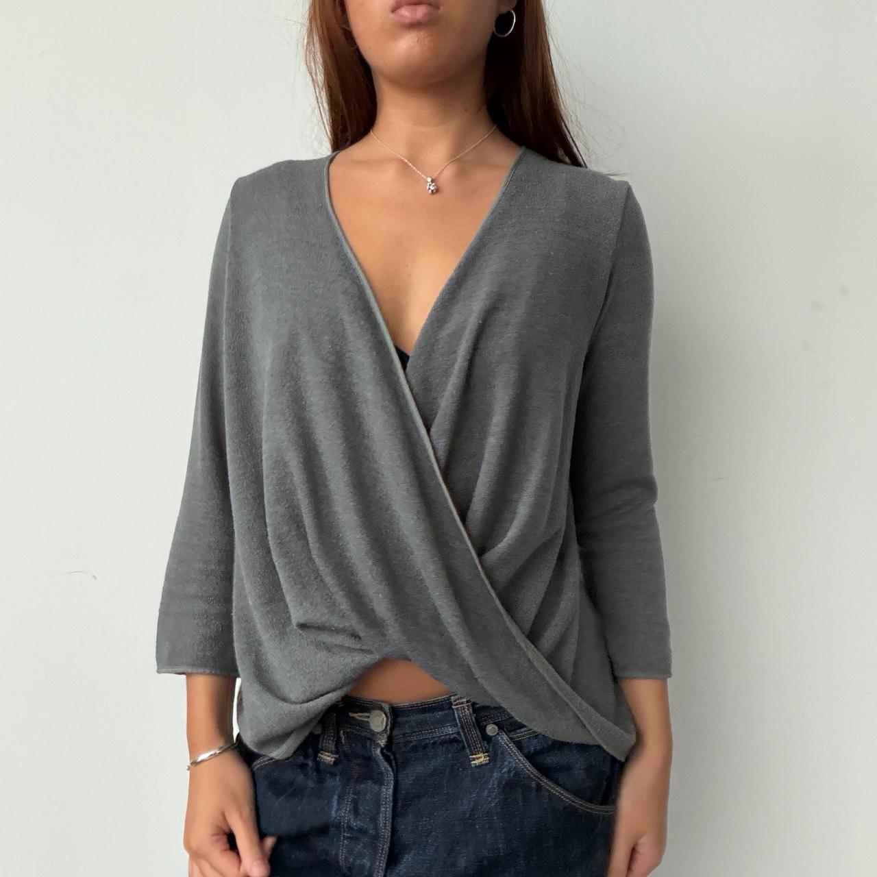 Vintage Grey Open Knit