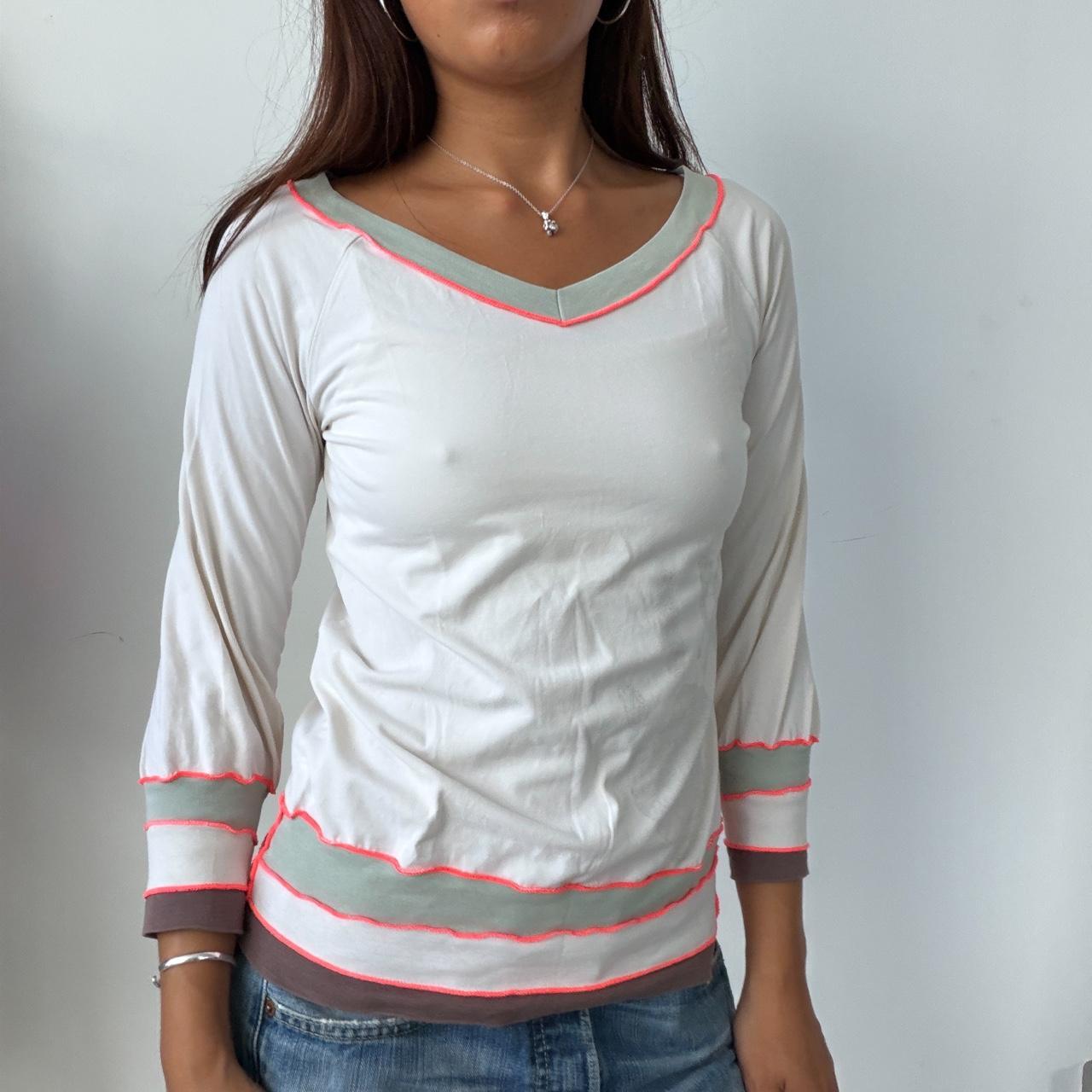 Vintage White Cop Copine Top