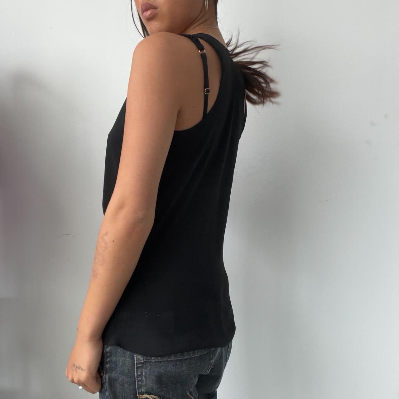 Vintage Black Cop Copine Flowy Top