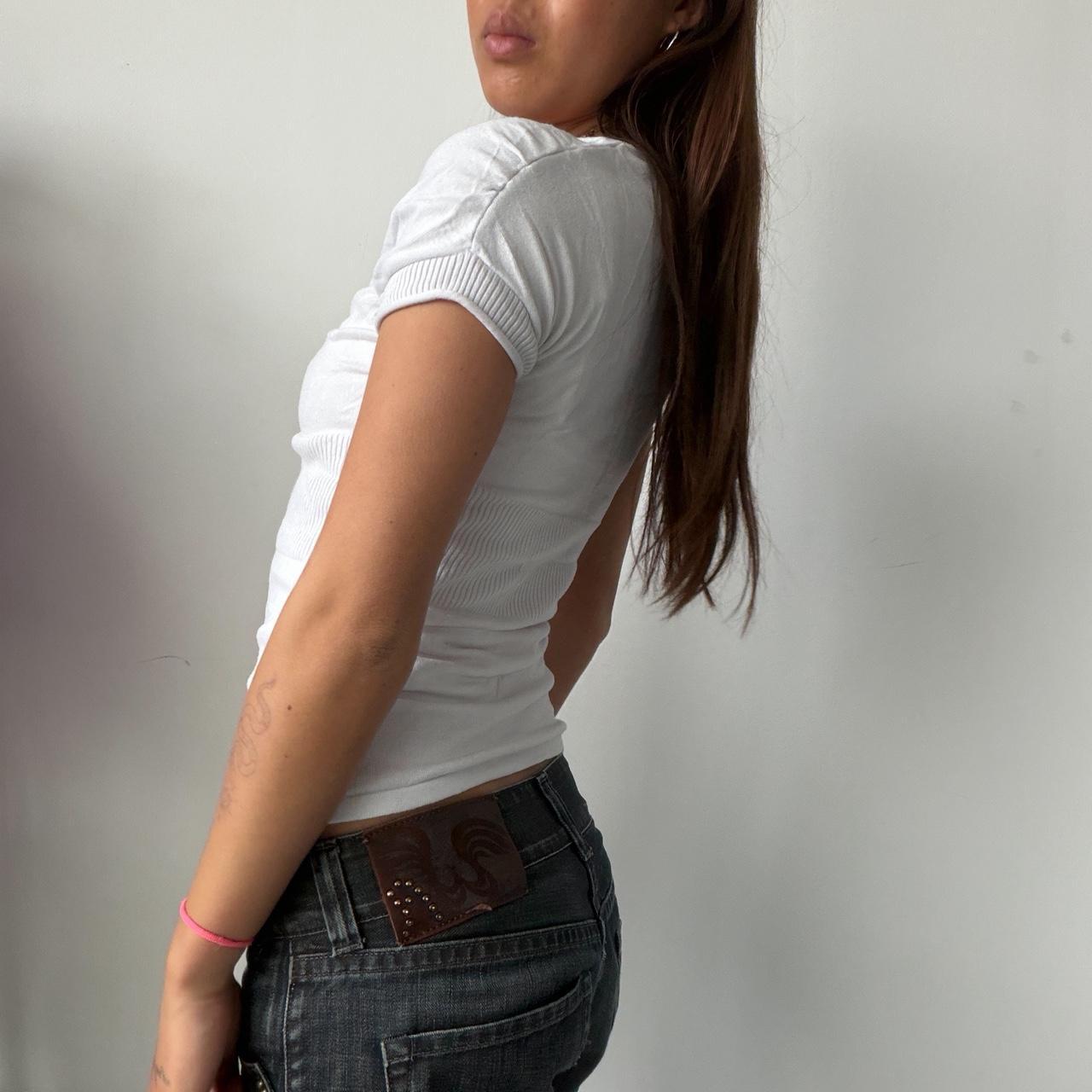 Vintage White Knit Top