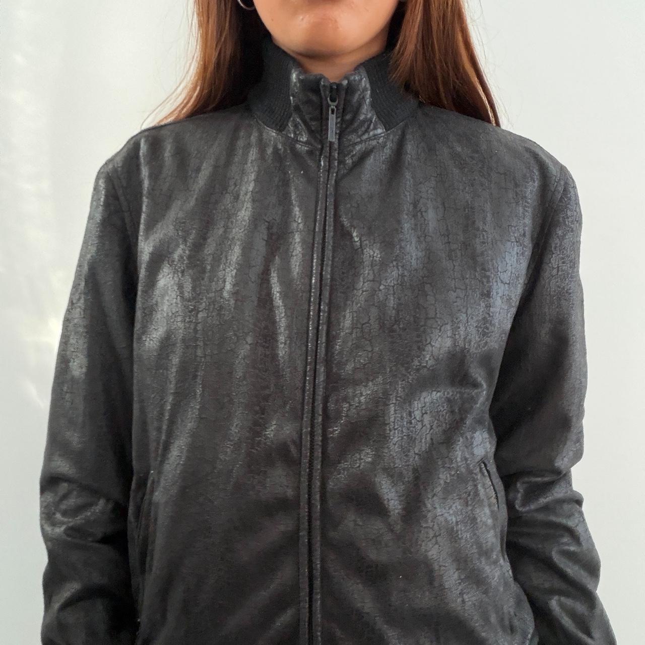 Vintage Black Zip Up Jacket
