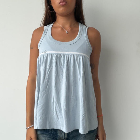 Vintage Baby Blue Cop Copine Top