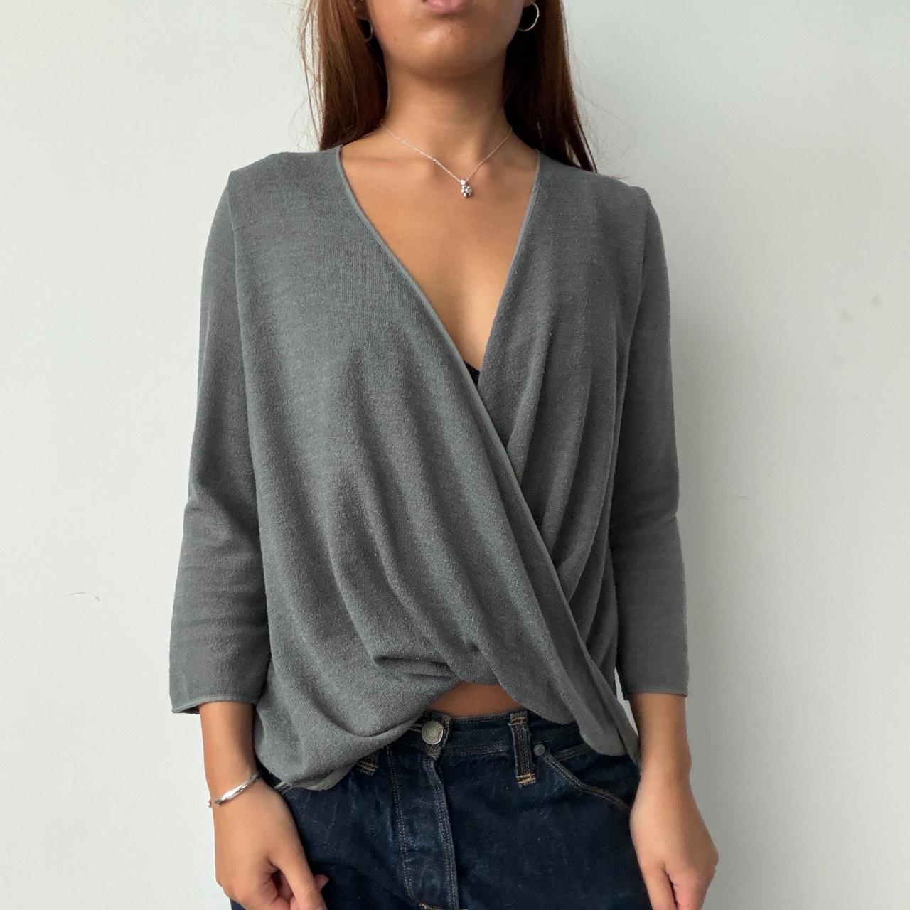 Vintage Grey Open Knit