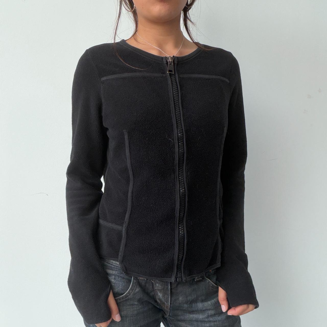 Vintage Black Cop Copine Zip Up