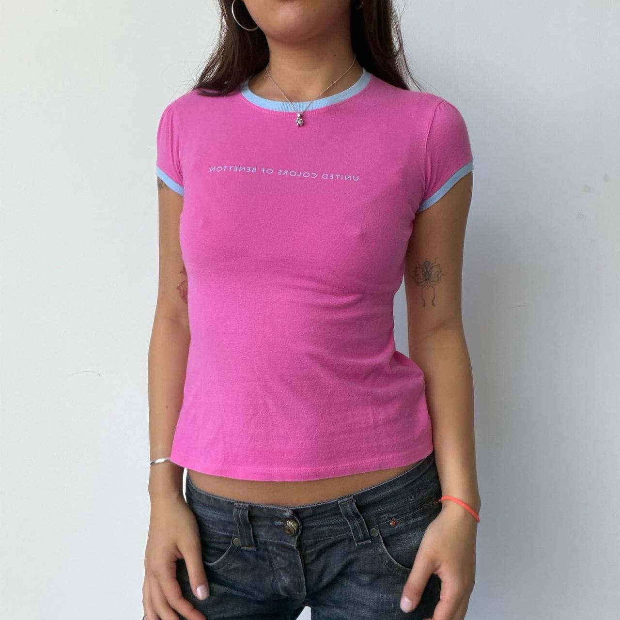 Vintage Pink United Colours of Benetton Top