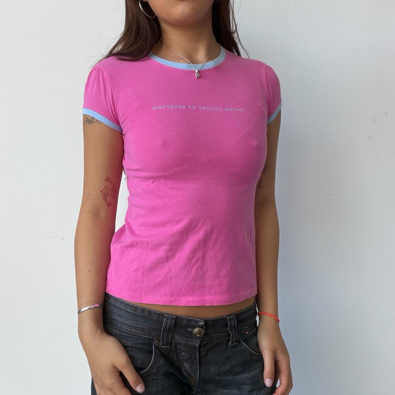 Vintage Pink United Colours of Benetton Top