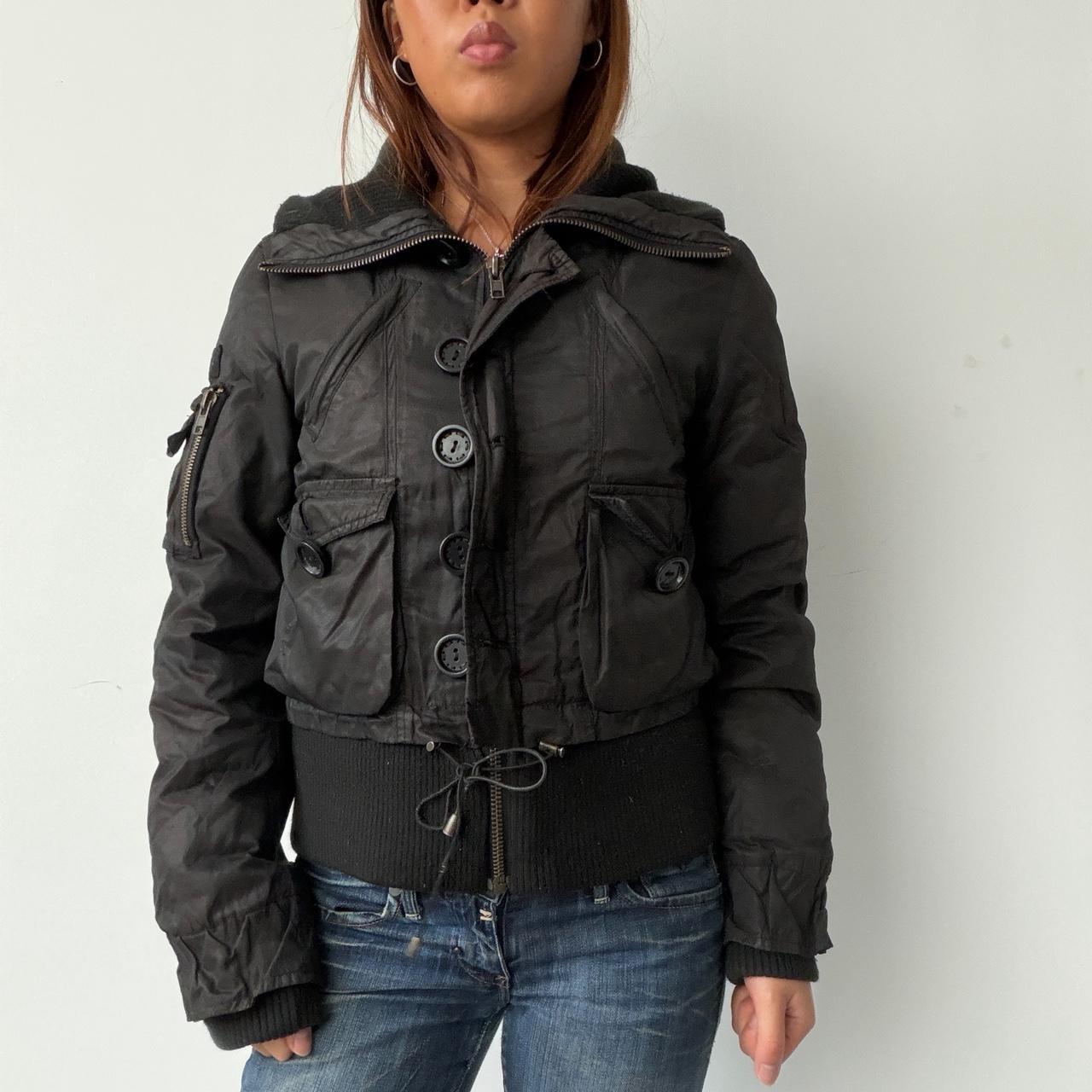 Vintage Black Puffer Jacket