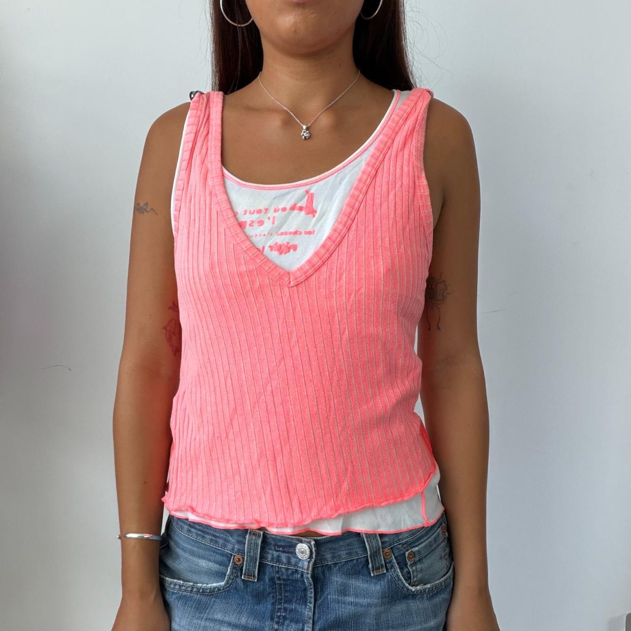 Vintage White Cop Copine Layered Top