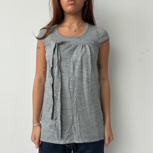 Vintage Grey Knit Swing Top