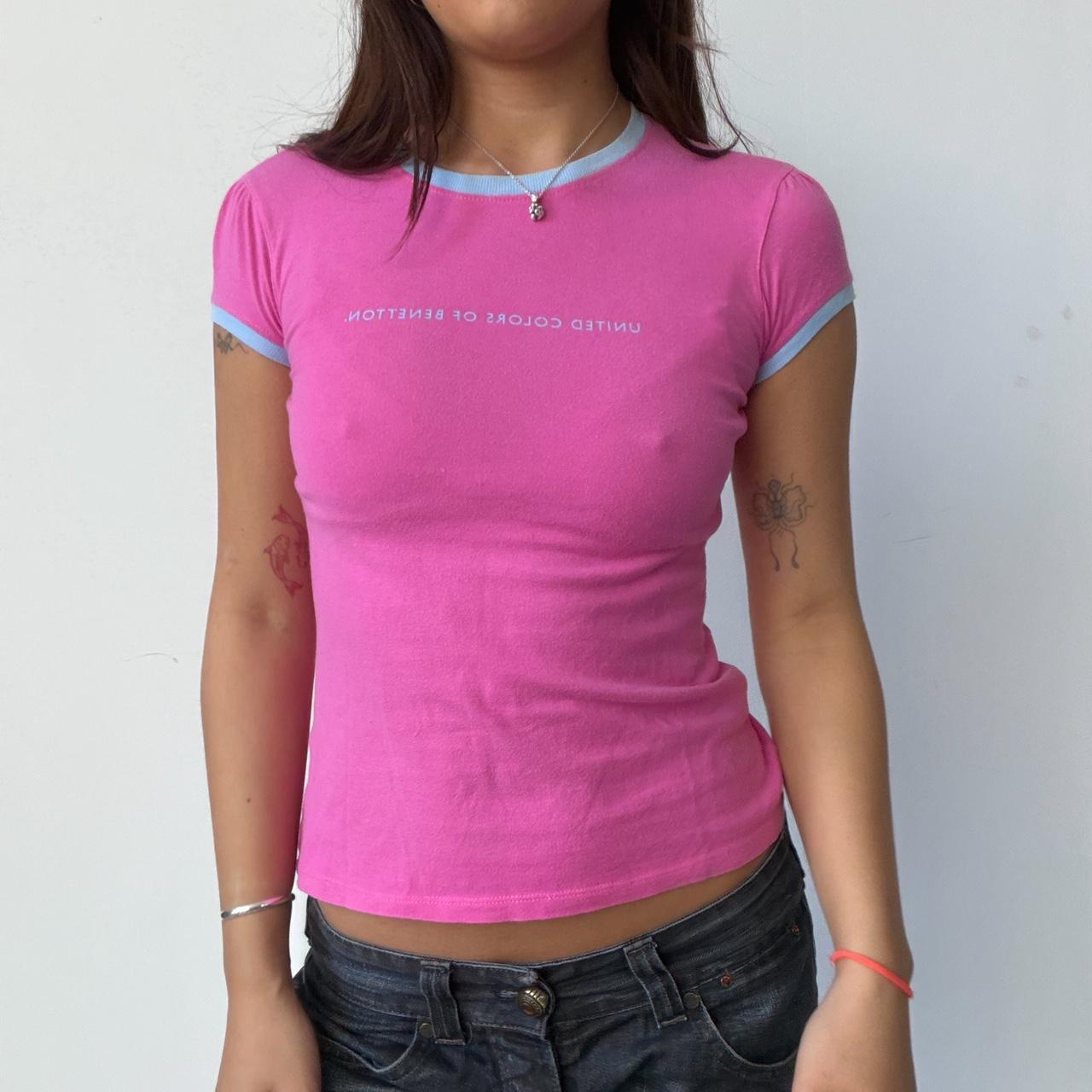 Vintage Pink United Colours of Benetton Top