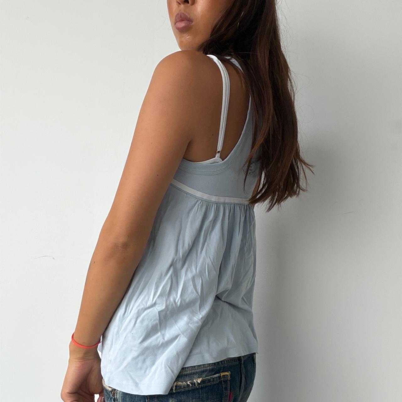 Vintage Baby Blue Cop Copine Top