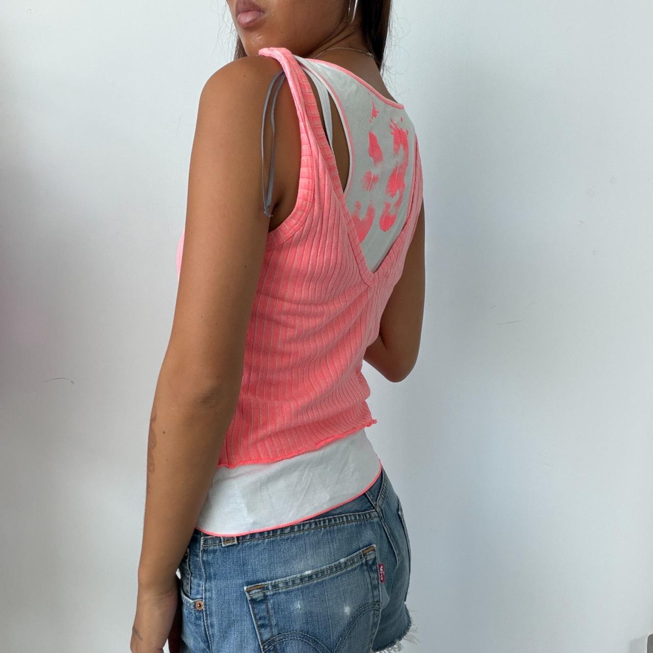 Vintage White Cop Copine Layered Top