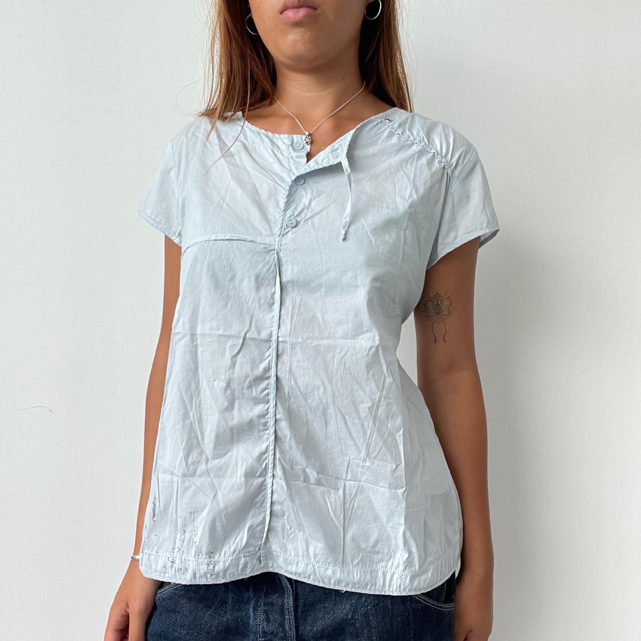 Vintage Baby Blue Cop Copine Top