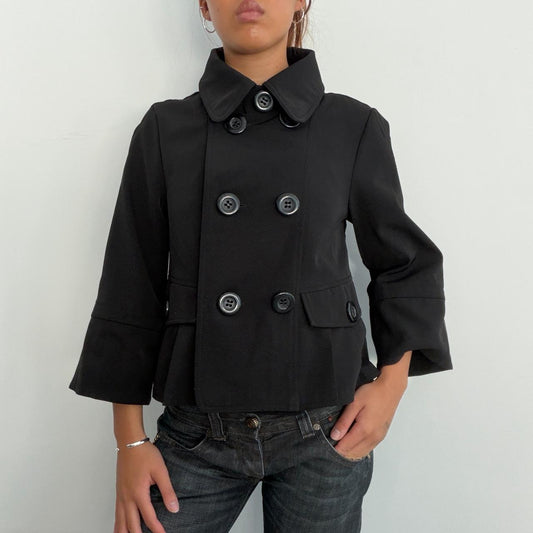 Vintage Black Button Up Jacket