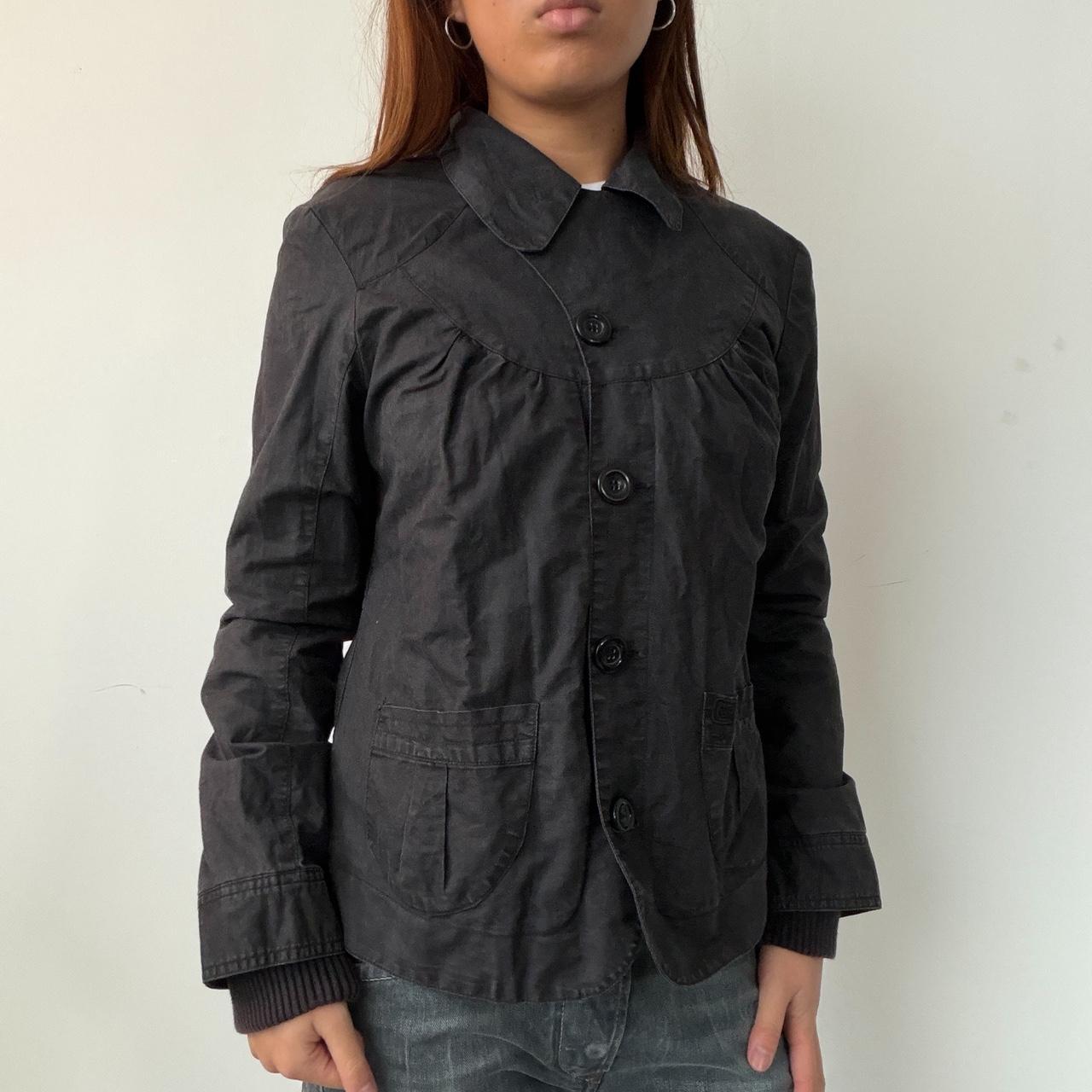 Vintage Black Button Up Jacket