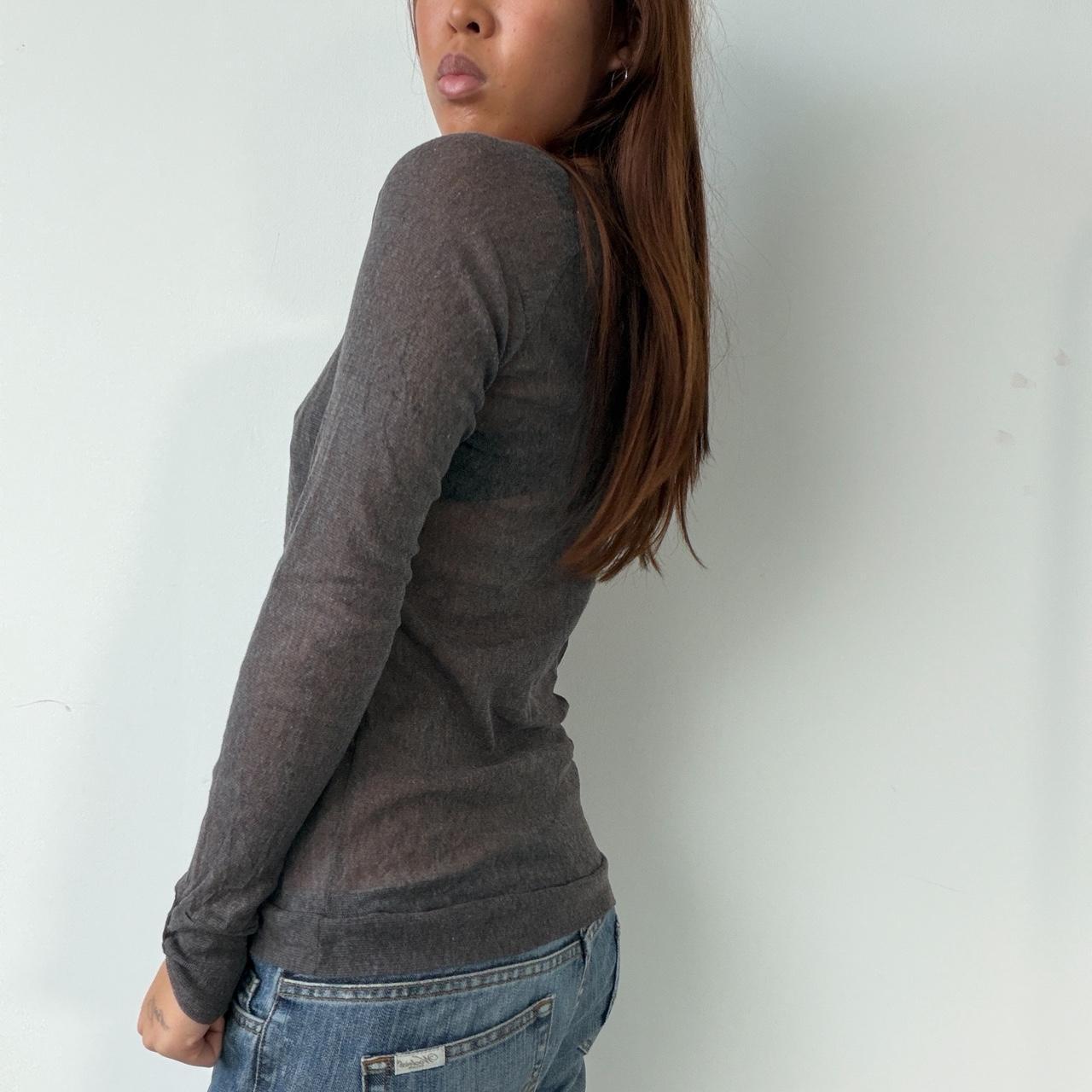 Vintage Cop Copine Grey Long Sleeve
