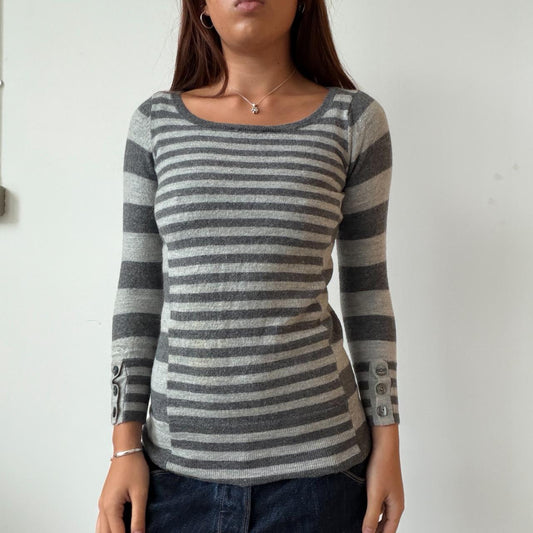 Vintage Stripe Long Sleeve Jumper
