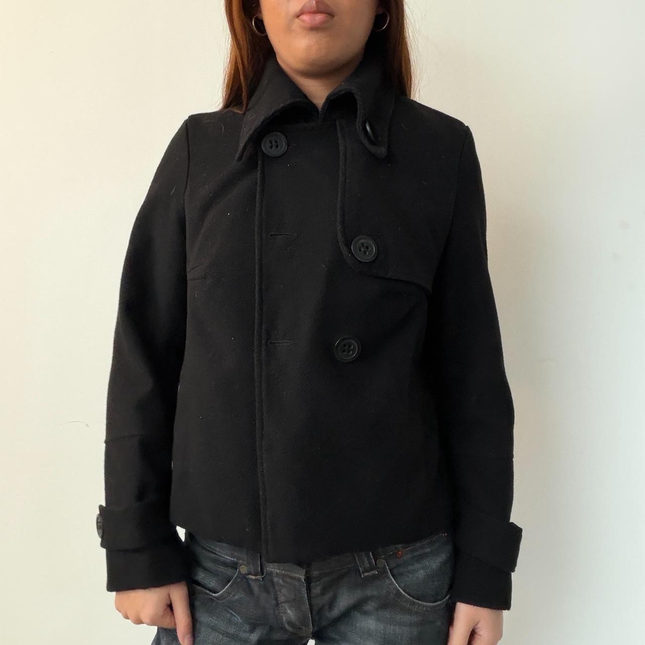 Vintage Black Wool Jacket