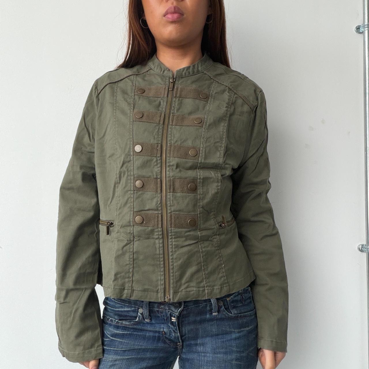 Vintage Khaki Military Jacket