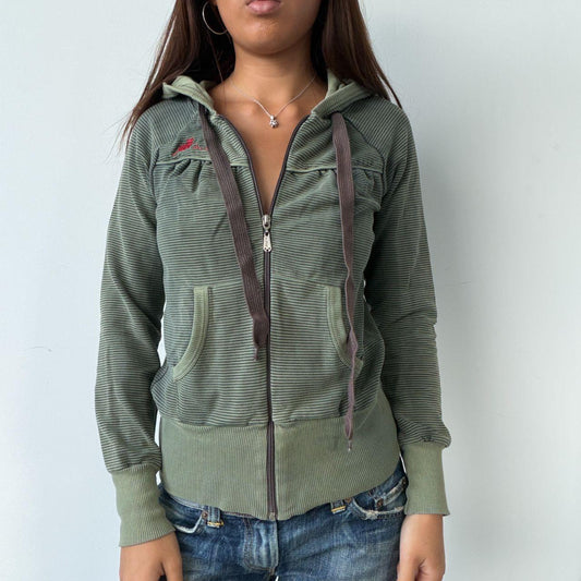 Vintage Khaki Stripe Jumper