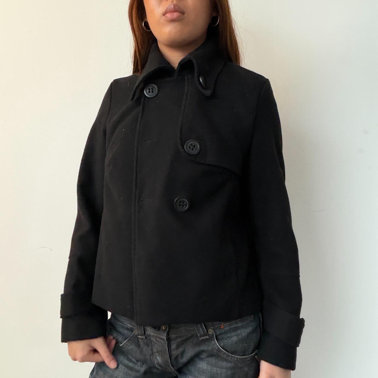 Vintage Black Wool Jacket