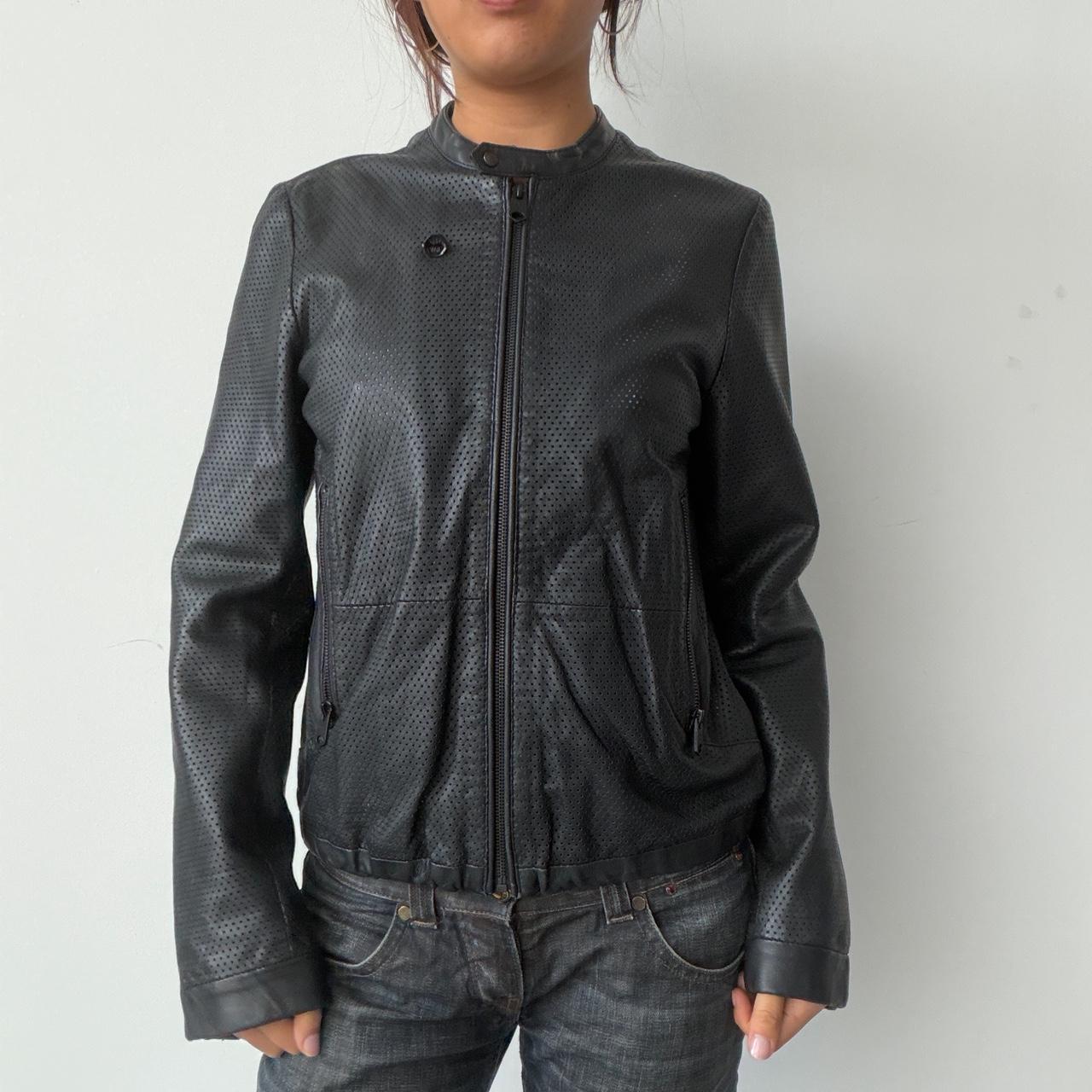 Vintage Black G-STAR Leather Jacket