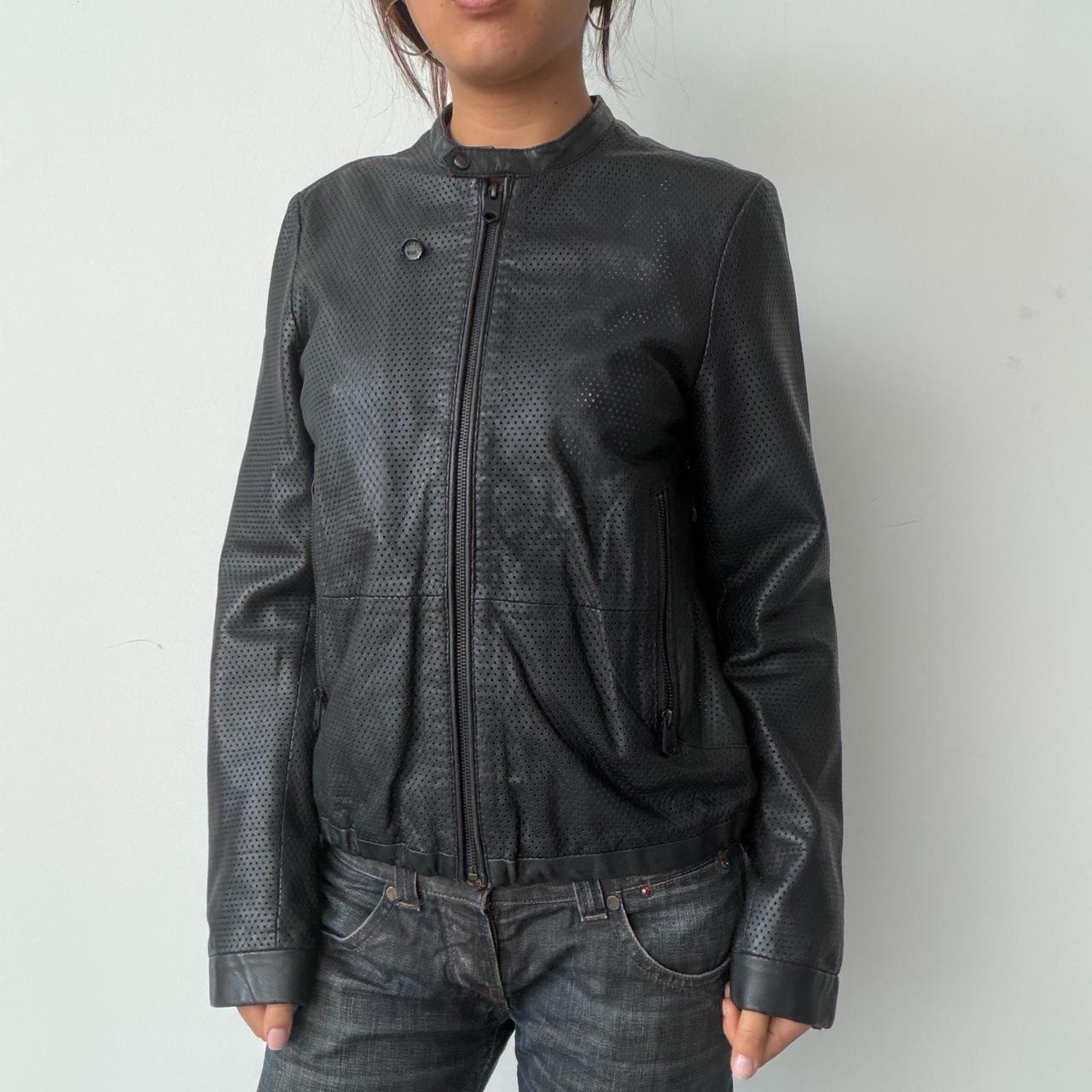 Vintage Black G-STAR Leather Jacket