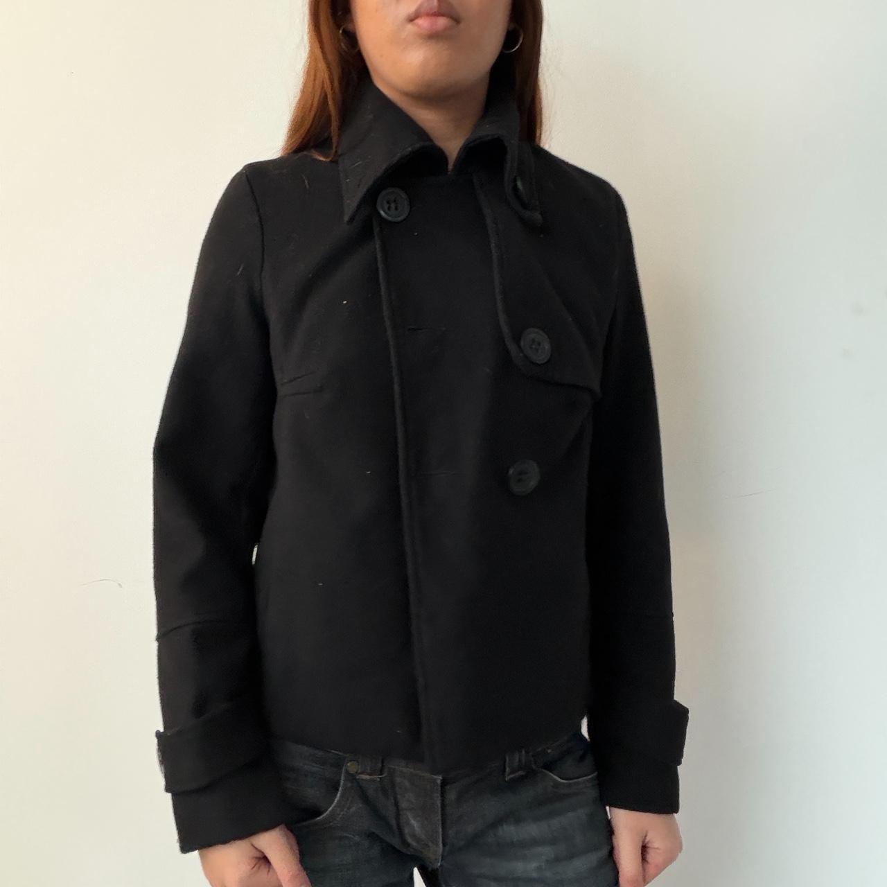 Vintage Black Wool Jacket