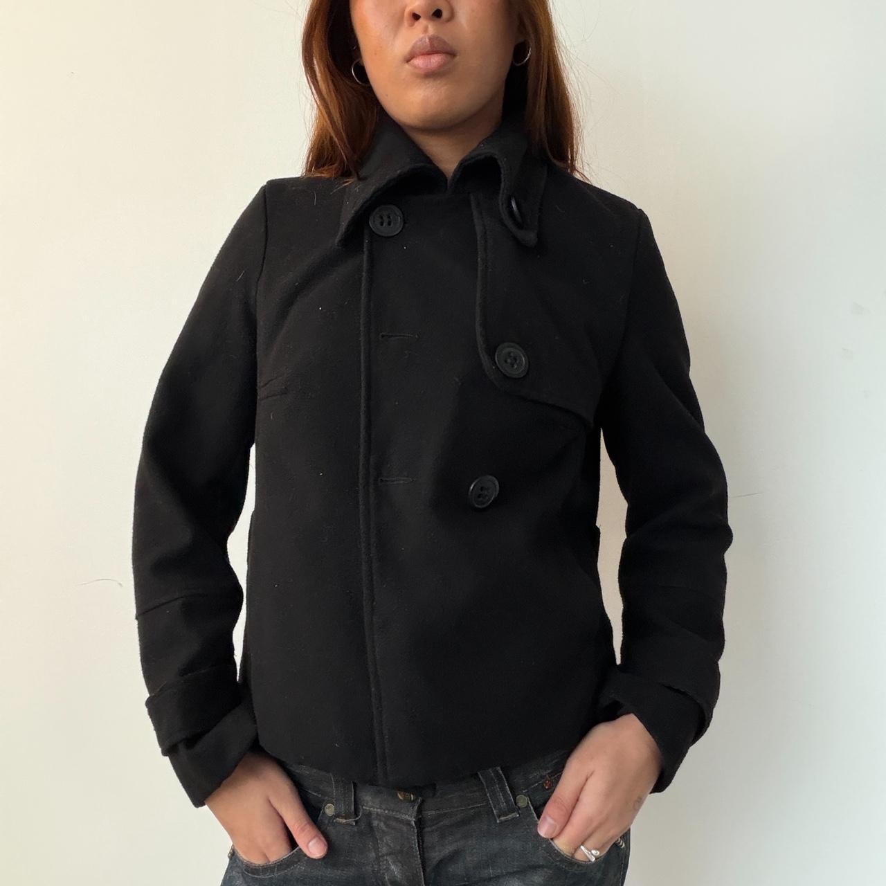 Vintage Black Wool Jacket