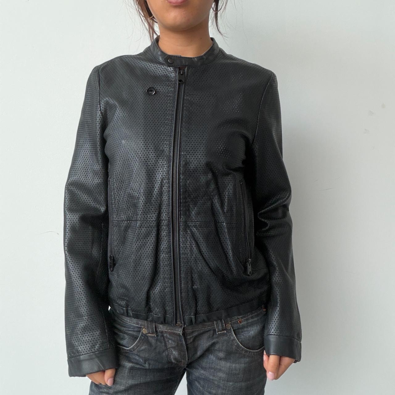 Vintage Black G-STAR Leather Jacket