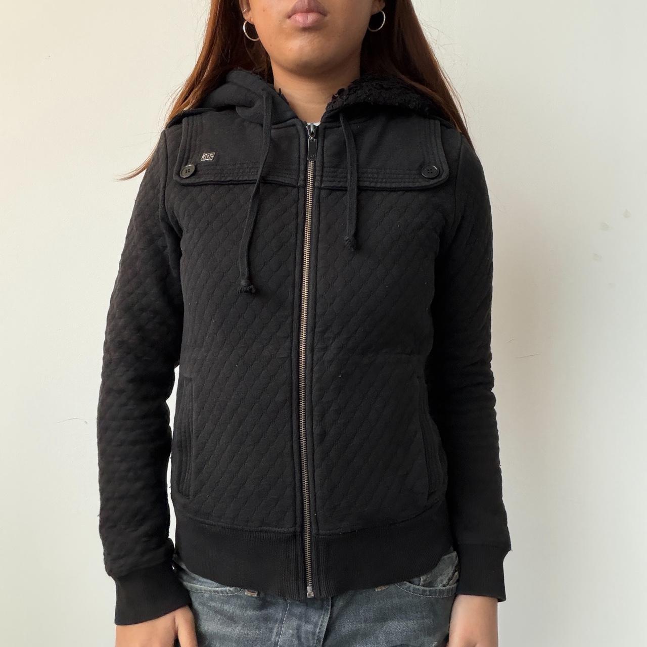 Vintage Black DC Zip Up Jumper