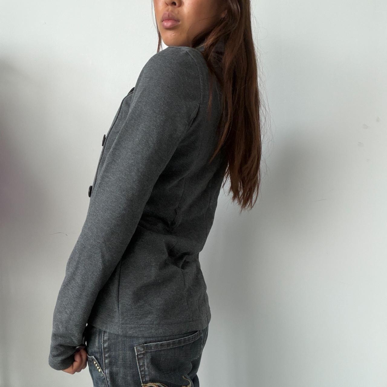Vintage Grey Double Breasted Blazer