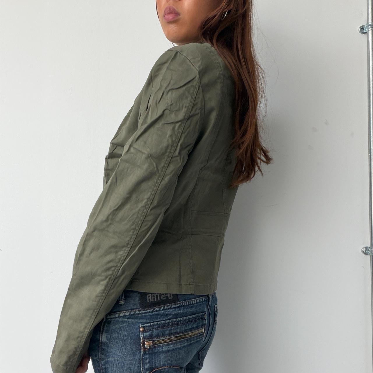 Vintage Khaki Military Jacket