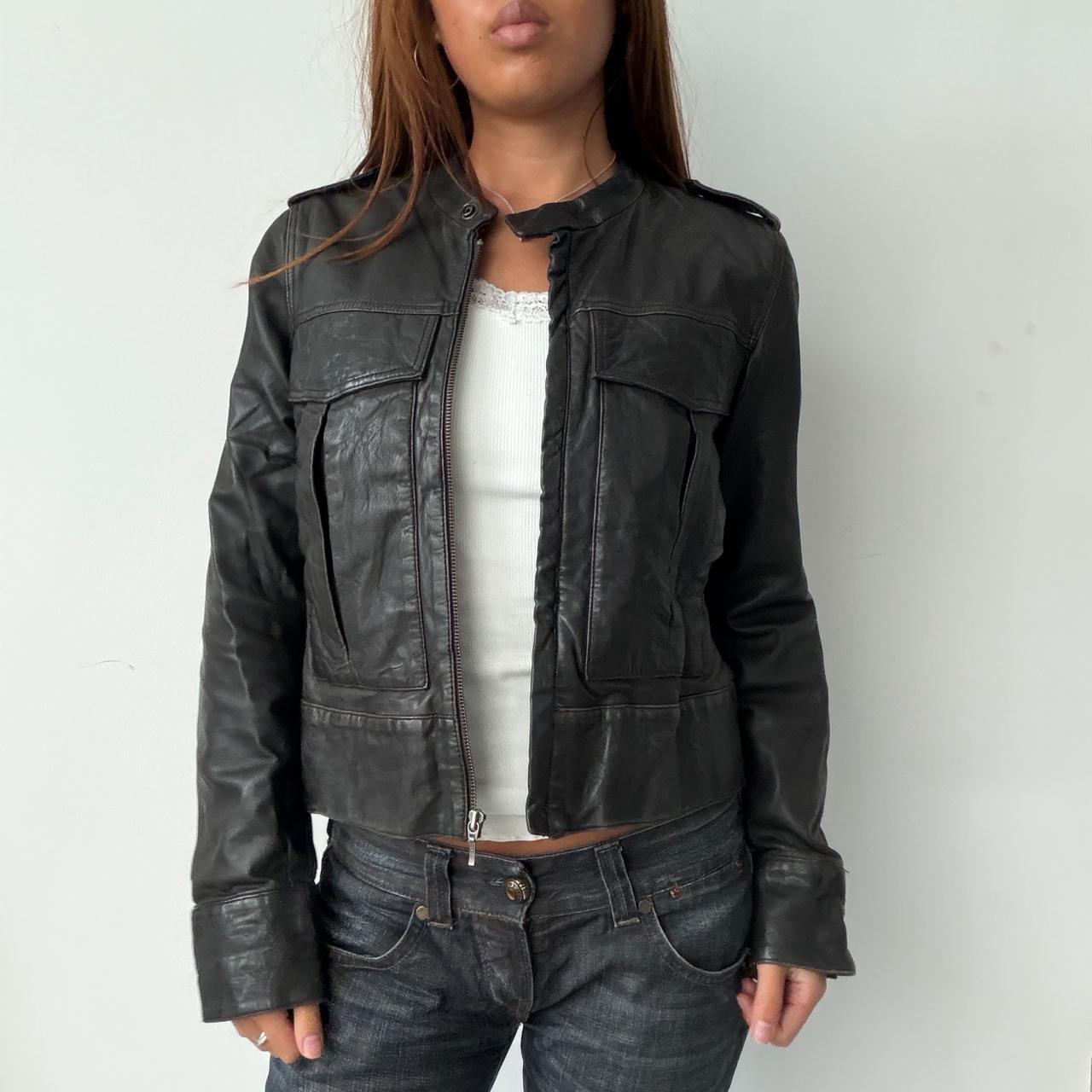 Vintage Black Leather Jacket