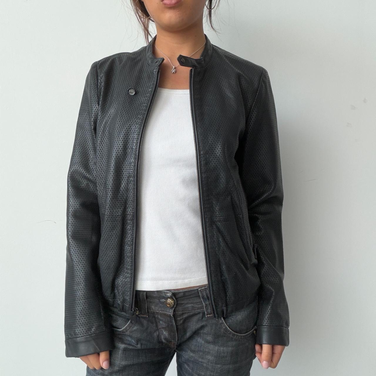 Vintage Black G-STAR Leather Jacket