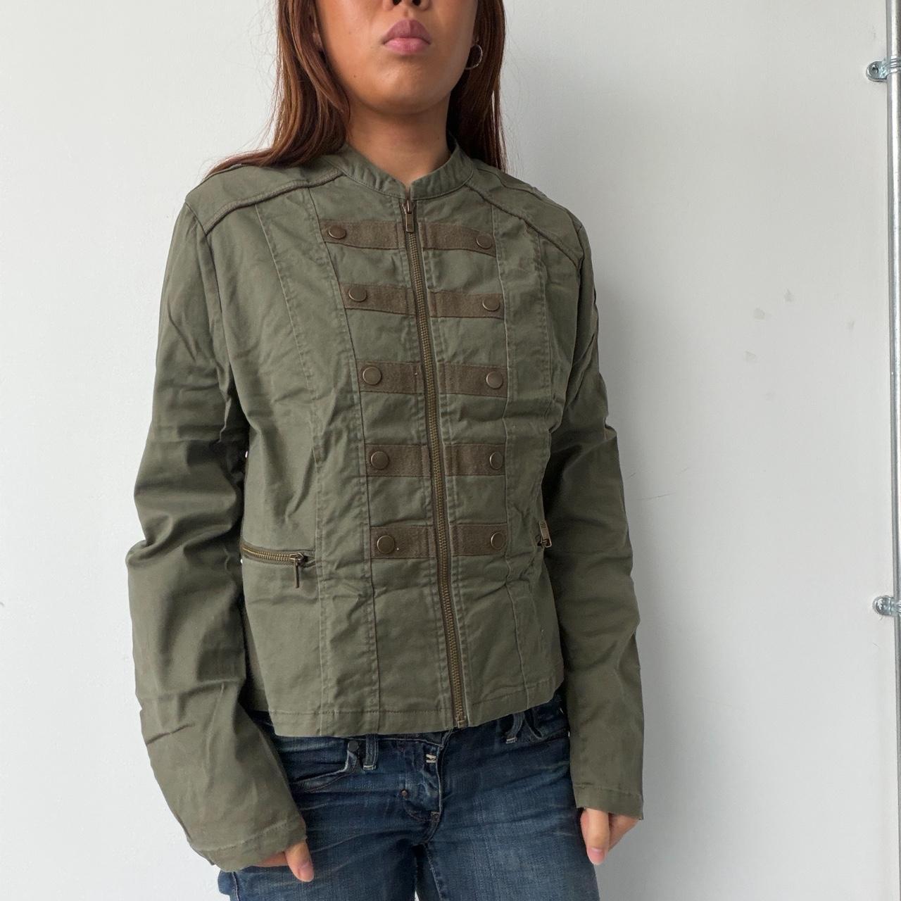 Vintage Khaki Military Jacket