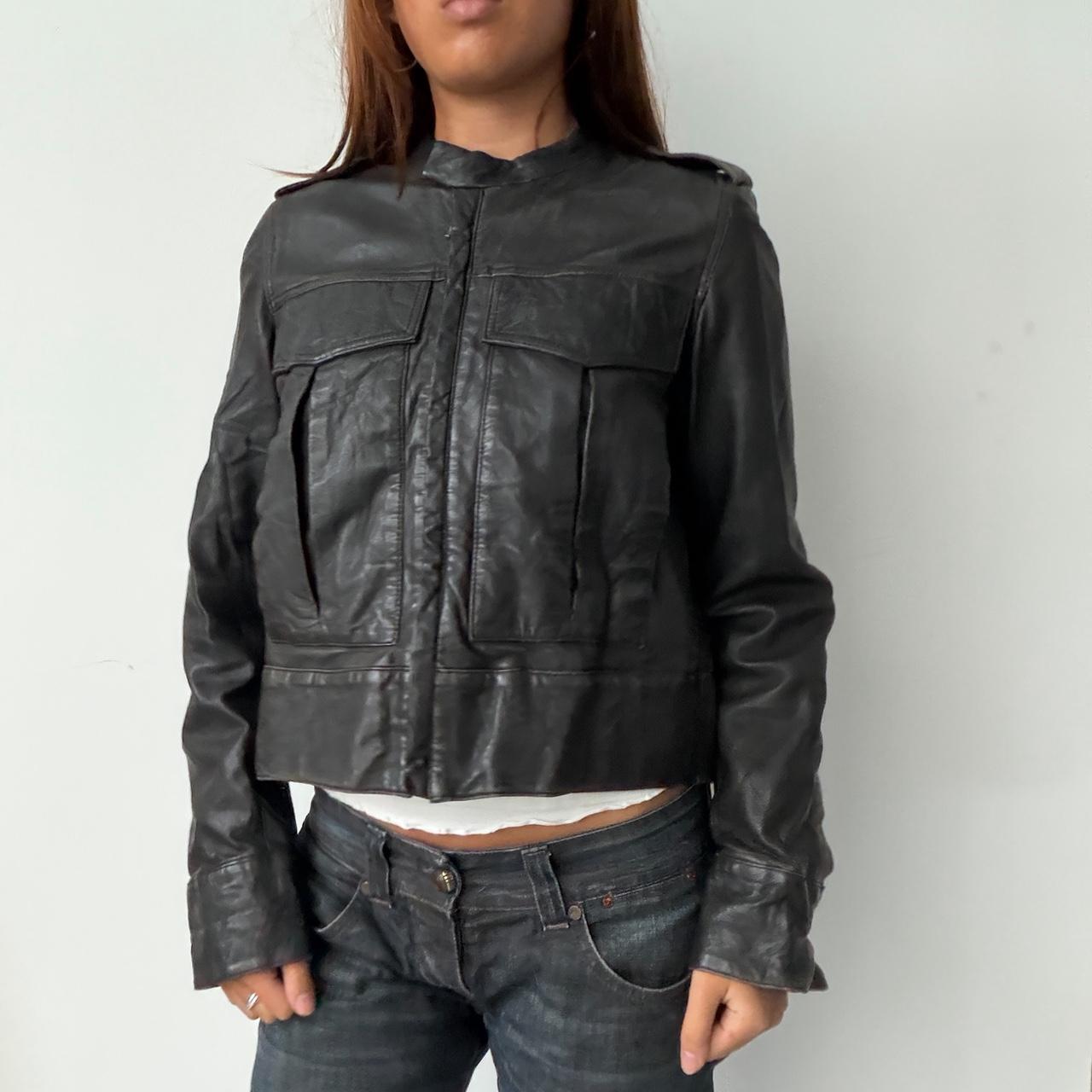 Vintage Black Leather Jacket