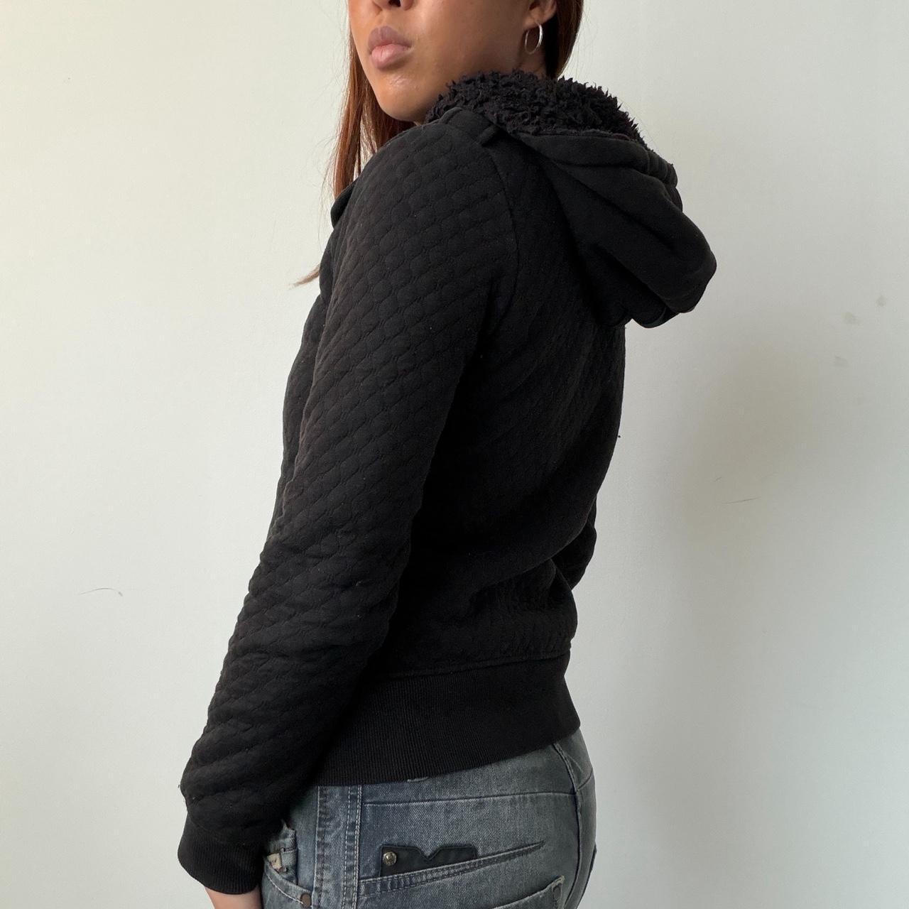 Vintage Black DC Zip Up Jumper