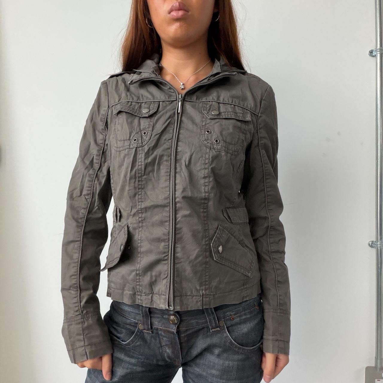 Vintage Khaki Utility Jacket