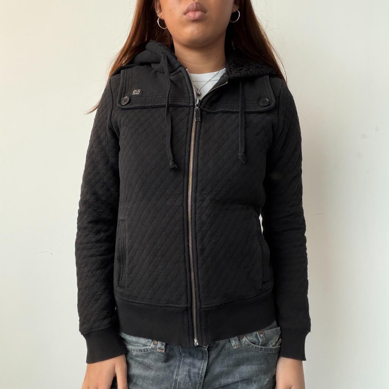 Vintage Black DC Zip Up Jumper